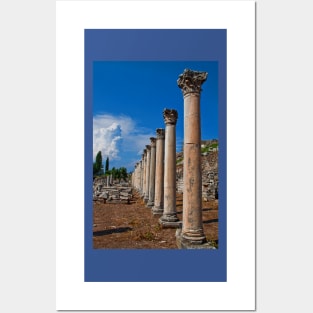 Turkey. Ancient Ephesus. Columns. Posters and Art